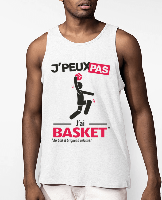 Débardeur Homme Je peux pas j'ai basket ! Par LilouZen