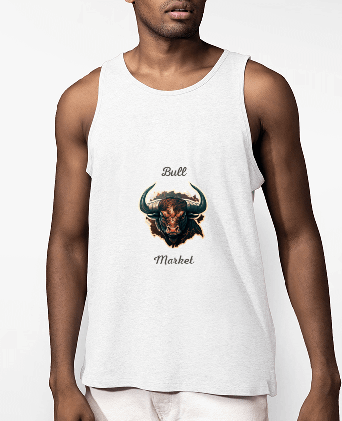 Débardeur Homme un taureau corne bull market t shirt classique Par Nasa shop