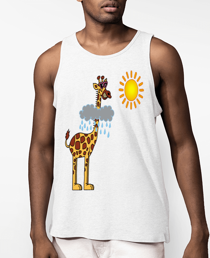 Débardeur Homme Du soleil pour la girafe Par LAGUENY