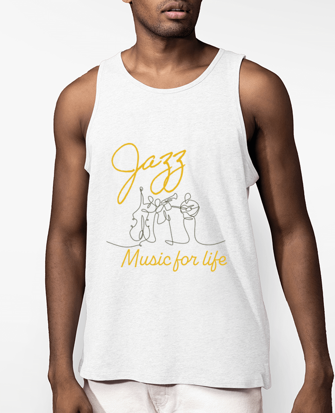 Débardeur Homme Jazz Music For Life Par LajjdesignCreation