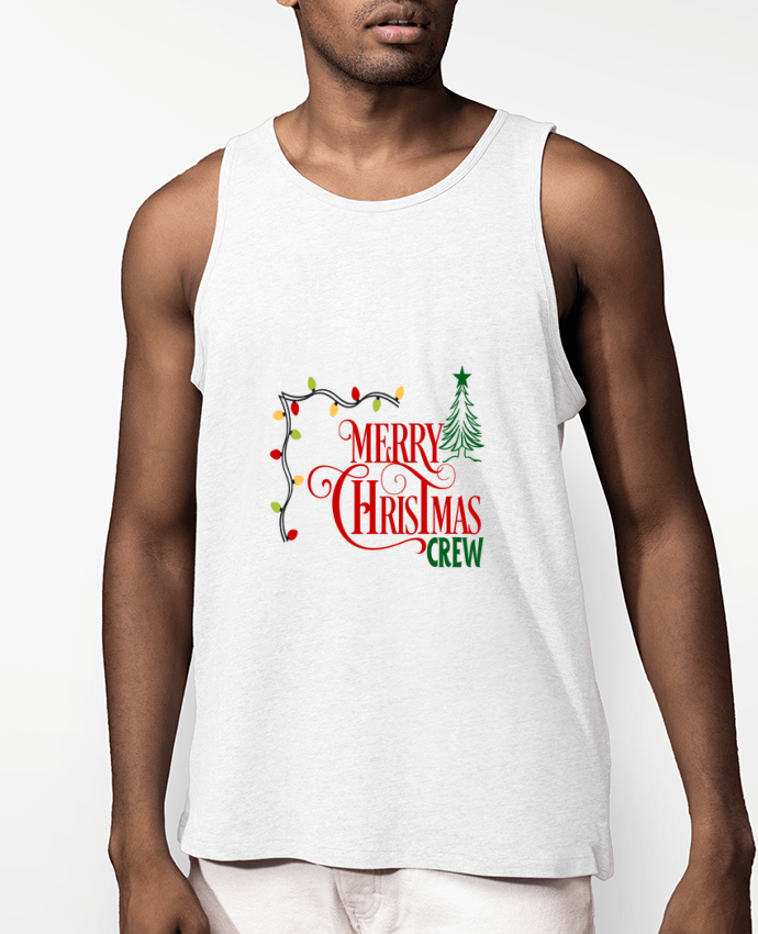 Débardeur Homme Christmas Crew - Design aux couleurs des fêtes Par DEVMA