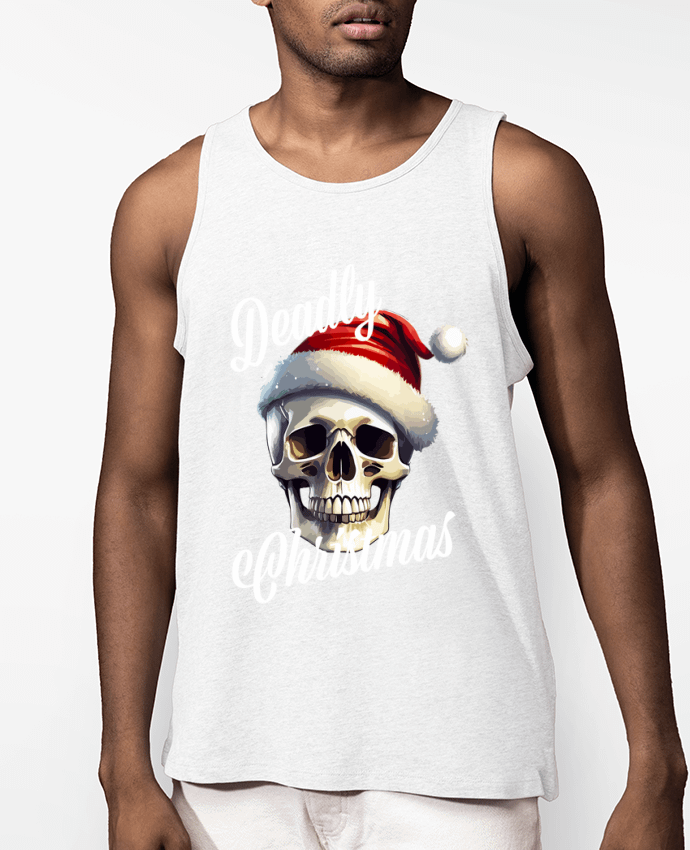 Débardeur Homme Skull Noël. Deadly Christmas Par Featheart