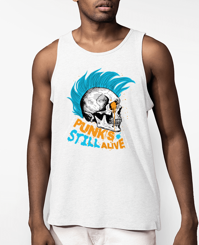 Débardeur Homme Punk's still alive - punk rock homme ado français Par LeShopDeMus