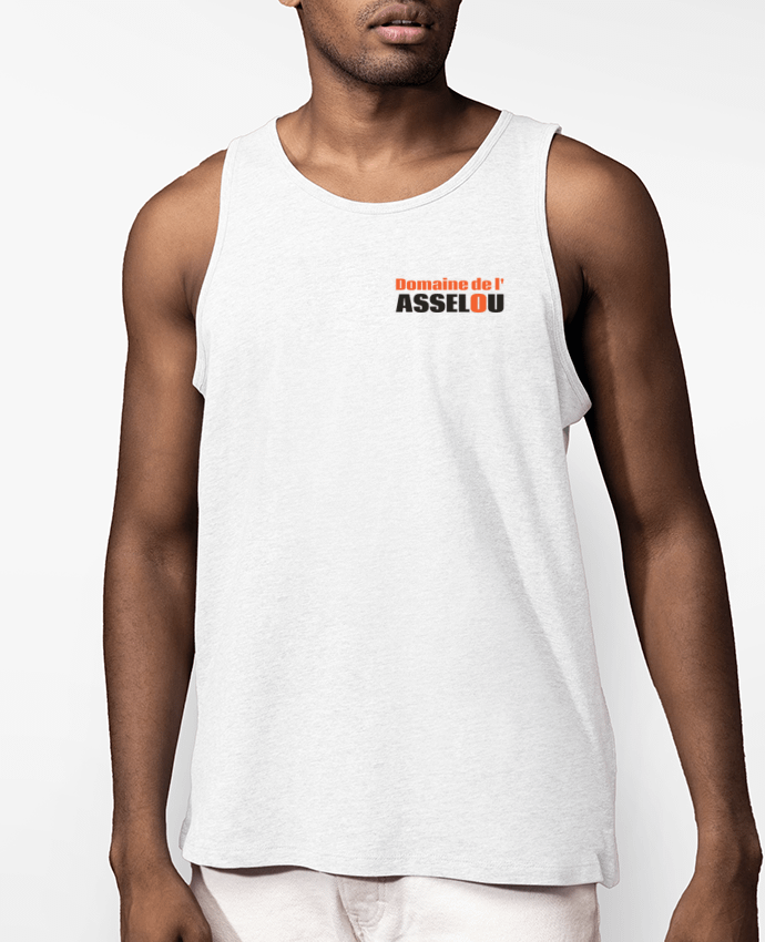 Débardeur Homme Asselou Logo blanc Par Asselou