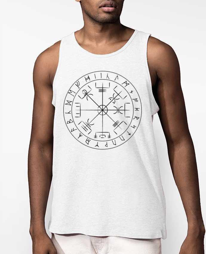 Débardeur Homme Vegvisir symbole viking Par KronoArt