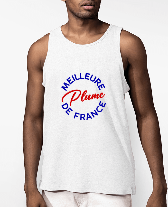 Débardeur Homme Meilleure plume de France Par OriflammeDesign