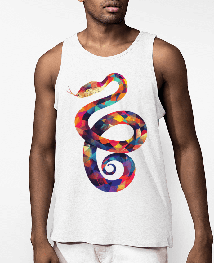 Débardeur Homme Illustration de Serpent stylisé Par KronoArt