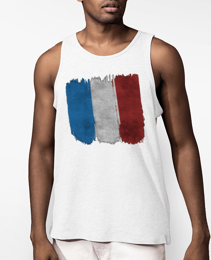 Débardeur Homme Drapeau Français Par KronoArt