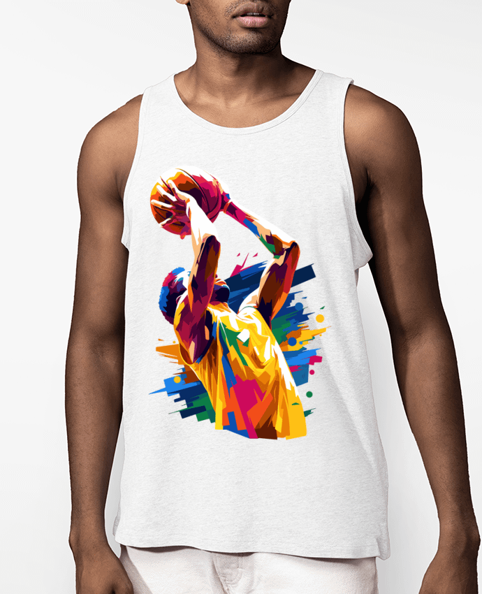 Débardeur Homme Homme qui fait du basket Par KronoArt