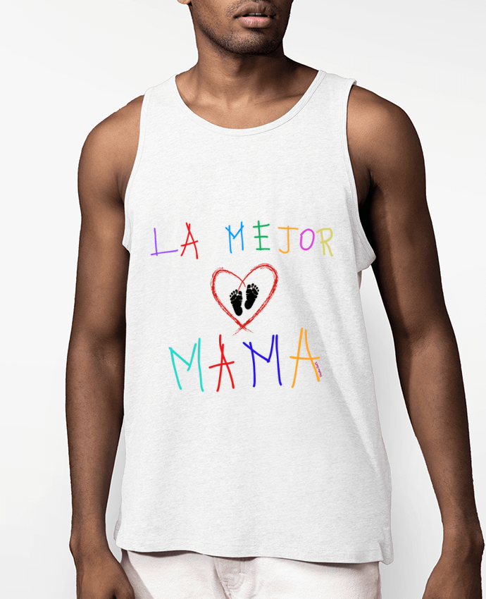 Débardeur Homme La mejor MAMA Par Diseños jeen