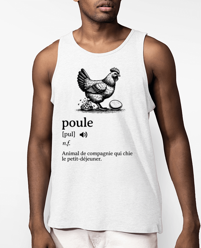 Débardeur Homme Poule Définition Par Mona Designs