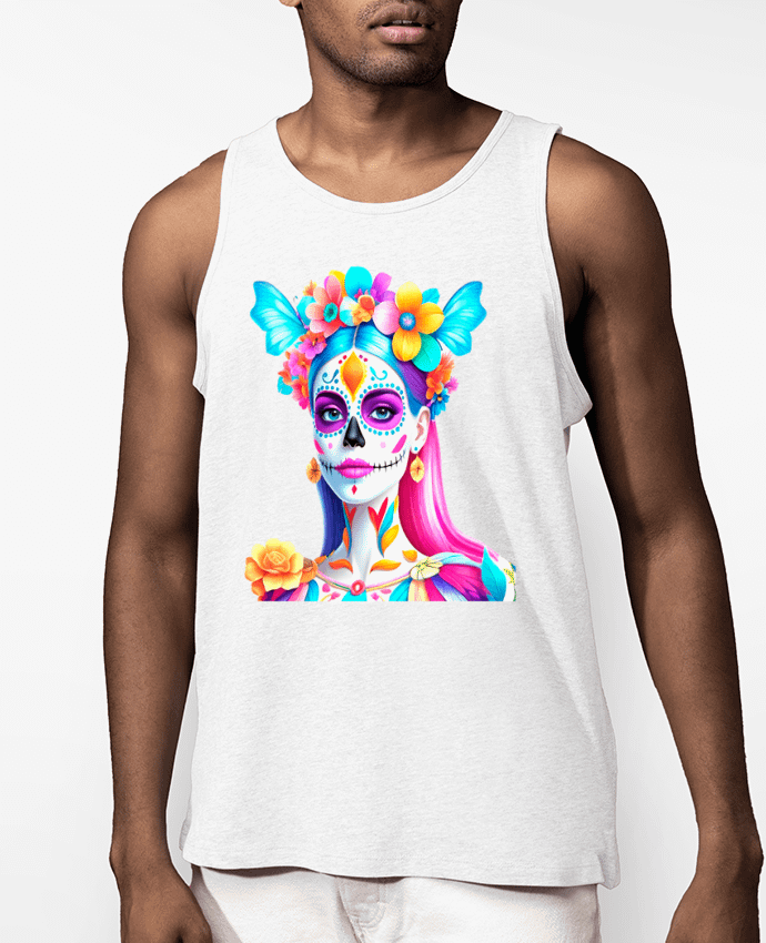 Débardeur Homme DAY OF THE DEAD Par 33designerarte