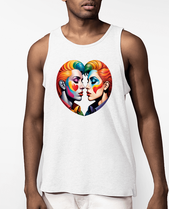 Débardeur Homme UNITED HEARTS Par 33designerarte