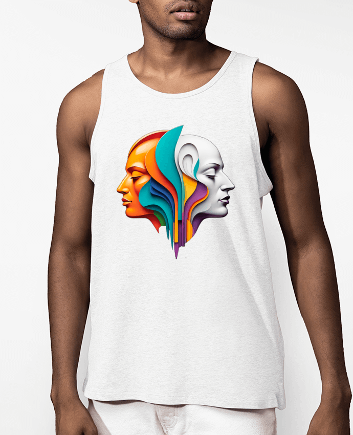 Débardeur Homme DOUBLE SIDED COLOR Par 33designerarte