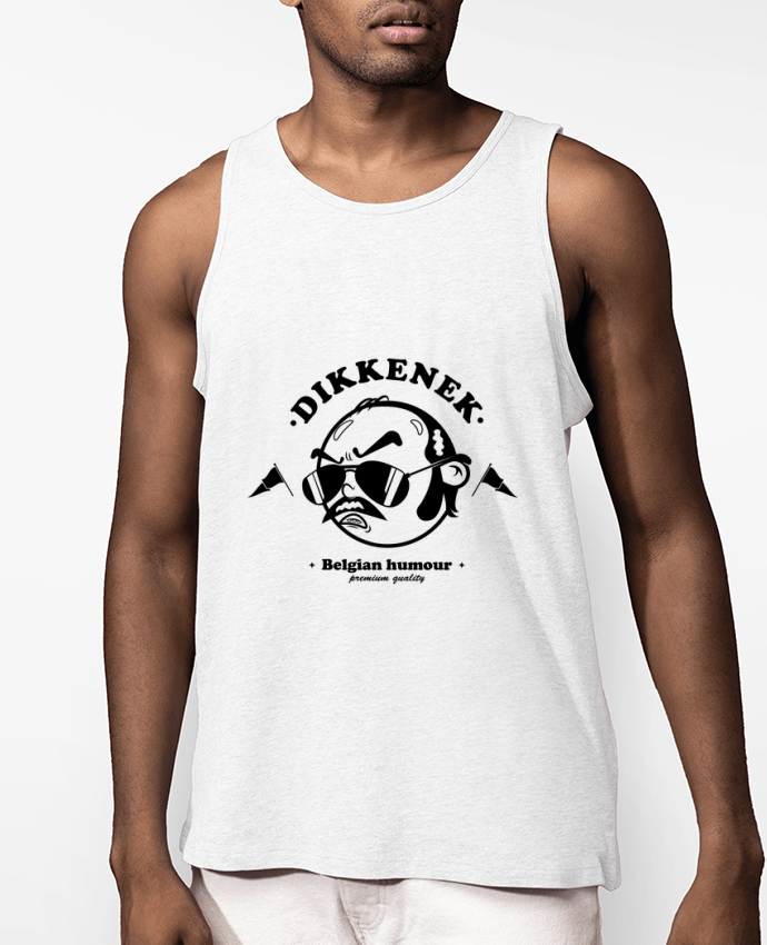 Débardeur Homme Dikkenek Retro Logo Par PTIT MYTHO