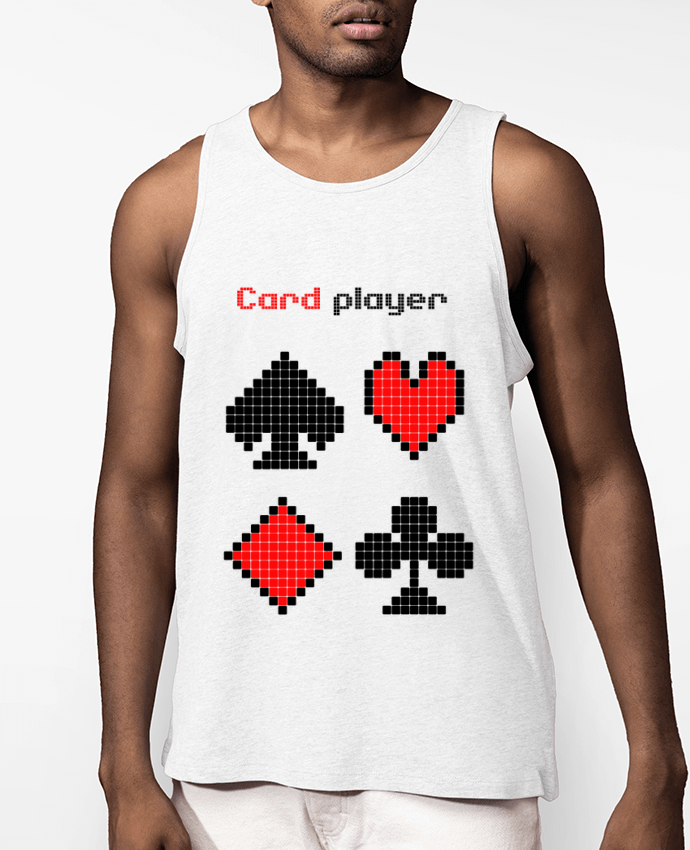 Débardeur Homme Rigged Poker - Pixel Art - Card Player Par Rigged Poker Shop