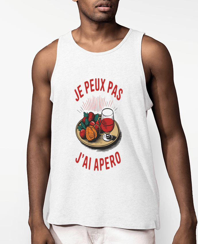 Débardeur Homme je peux pas j'ai apéro Par bwilfy
