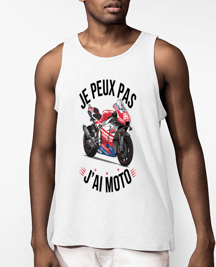 Débardeur Homme je peux pas j'ai moto Par bwilfy