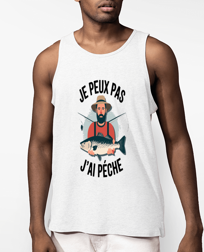 Débardeur Homme je peux pas j'ai pêché Par bwilfy