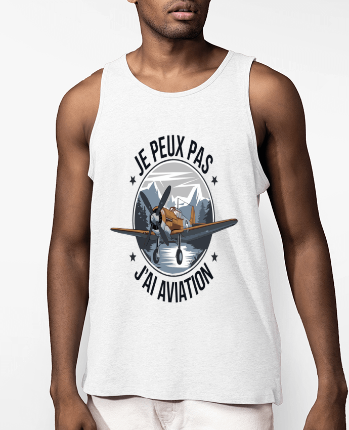 Débardeur Homme je peux pas j'ai aviation Par bwilfy