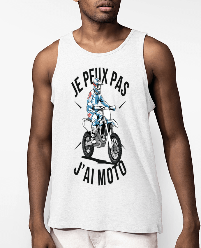 Débardeur Homme je peux pas j'ai moto Par bwilfy