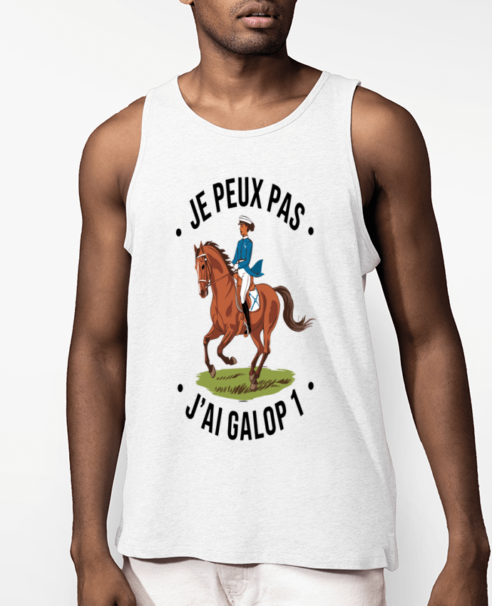Débardeur Homme je peux pas j'ai galop 1 Par bwilfy