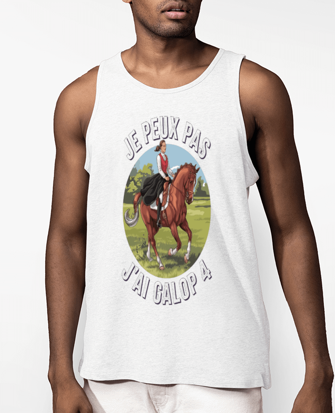 Débardeur Homme je peux pas j'ai galop 4 Par bwilfy