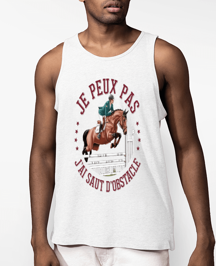 Débardeur Homme je peux pas j'ai saut d'obstacle Par bwilfy