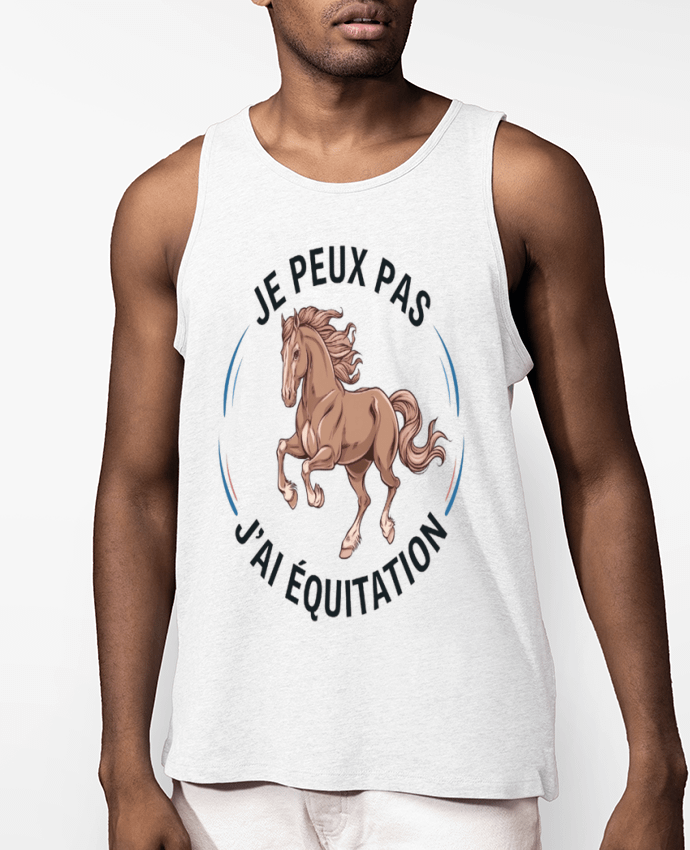 Débardeur Homme je peux pas j'ai equitation Par bwilfy