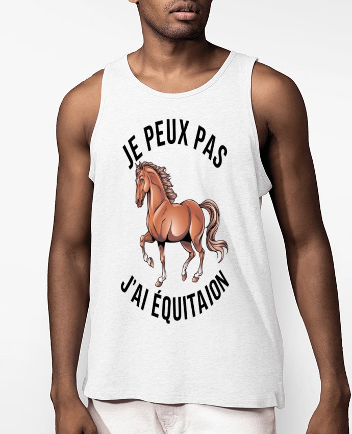 Débardeur Homme je peux pas j'ai equitation Par bwilfy