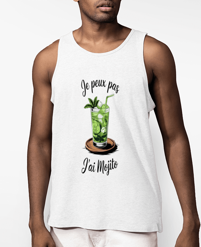 Débardeur Homme je peux pas j'ai mojito Par bwilfy