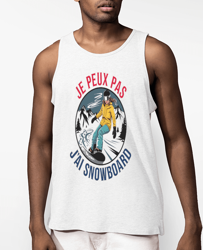 Débardeur Homme je peux pas jai snowboard Par bwilfy
