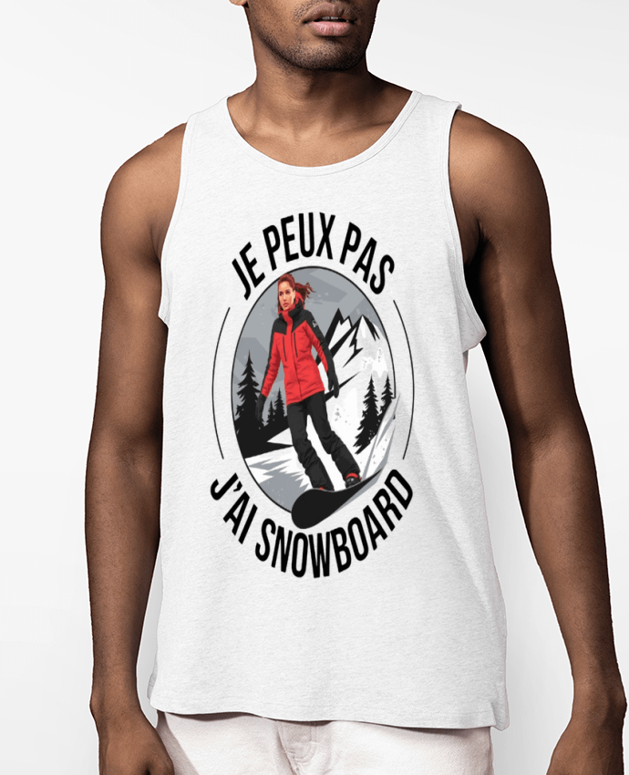 Débardeur Homme je peux pas j'ai snowboard Par bwilfy