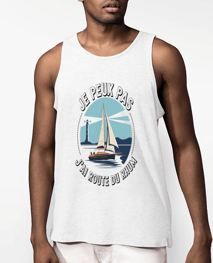 Débardeur Homme je peux pas j'ai route du rhum Par bwilfy