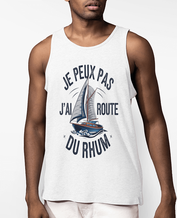 Débardeur Homme je peux pas j'ai route du rhum Par bwilfy