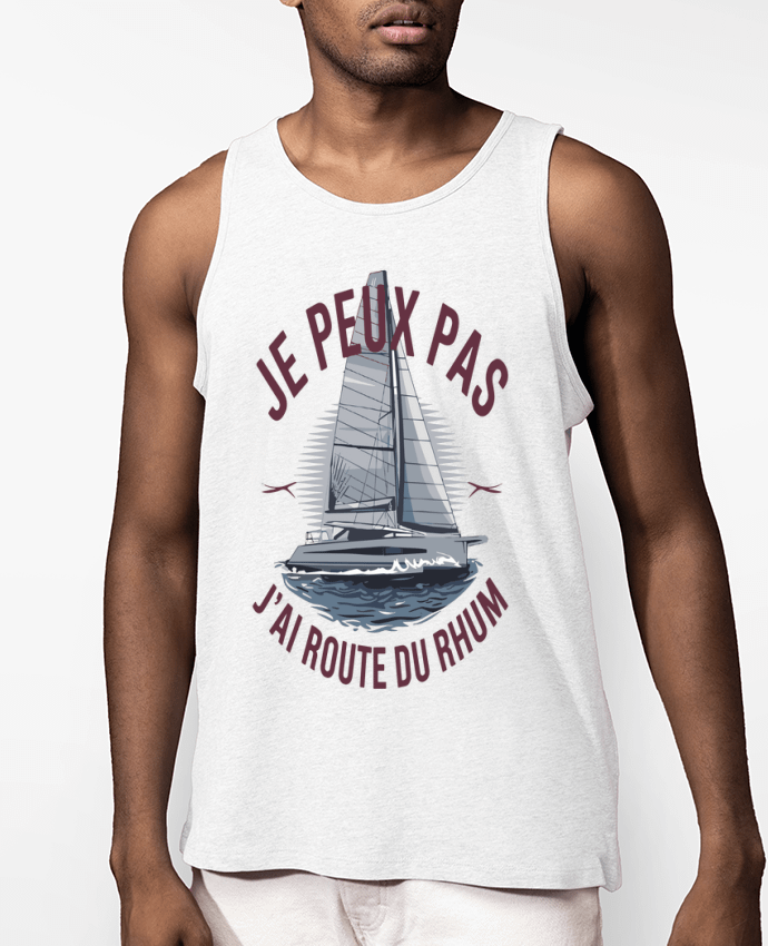 Débardeur Homme je peux pas j'ai route du rhum Par bwilfy