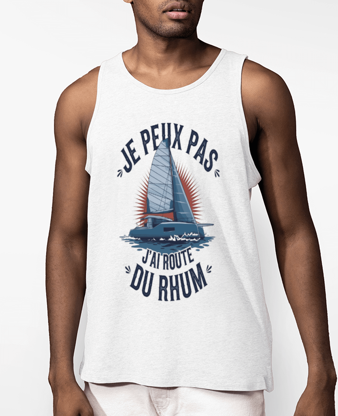 Débardeur Homme je peux pas j'ai route du rhum Par bwilfy