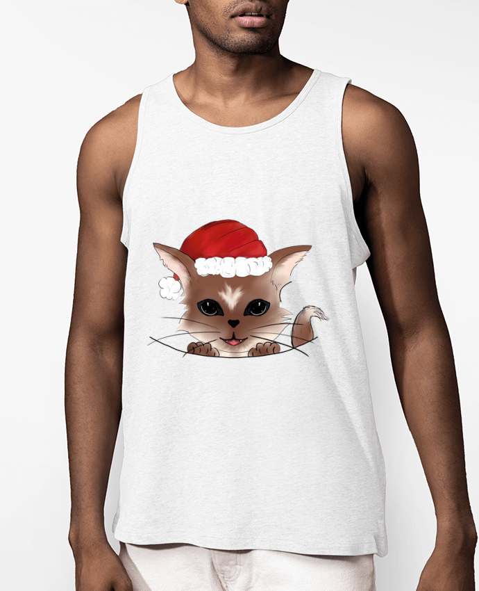 Débardeur Homme Chat marron avec  bonnet Par ZeroXIII