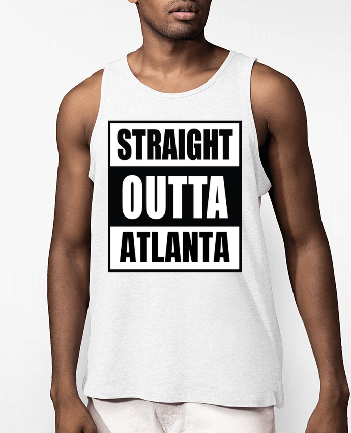 Débardeur Homme Straight outta Atlanta Par Cheerocki