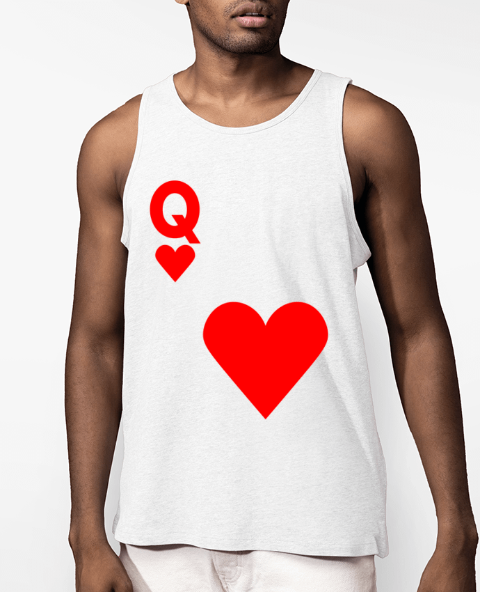 Débardeur Homme La Dame de coeur - Idée cadeau Par IPUAL - La Boutique
