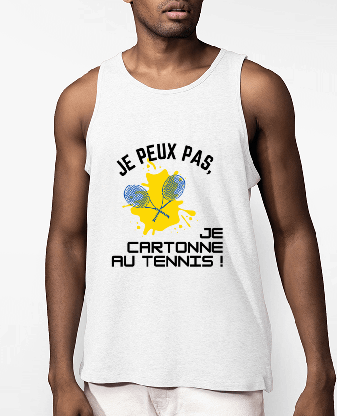 Débardeur Homme je peux pas, je cartonne au tennis Par Fridaé