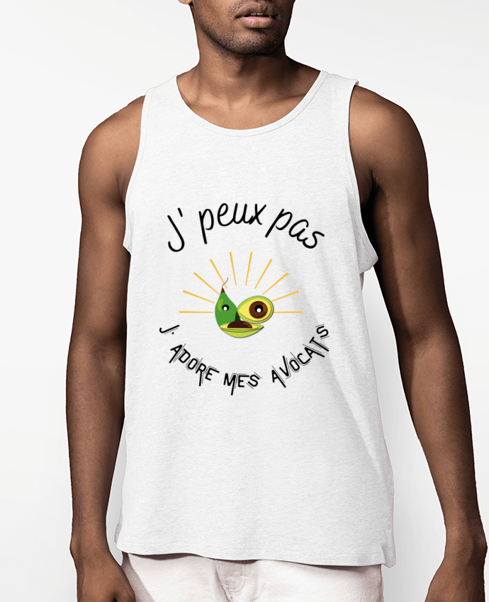 Débardeur Homme Je peux pas, avocats, j' adore mes avocats. Par Fridaé