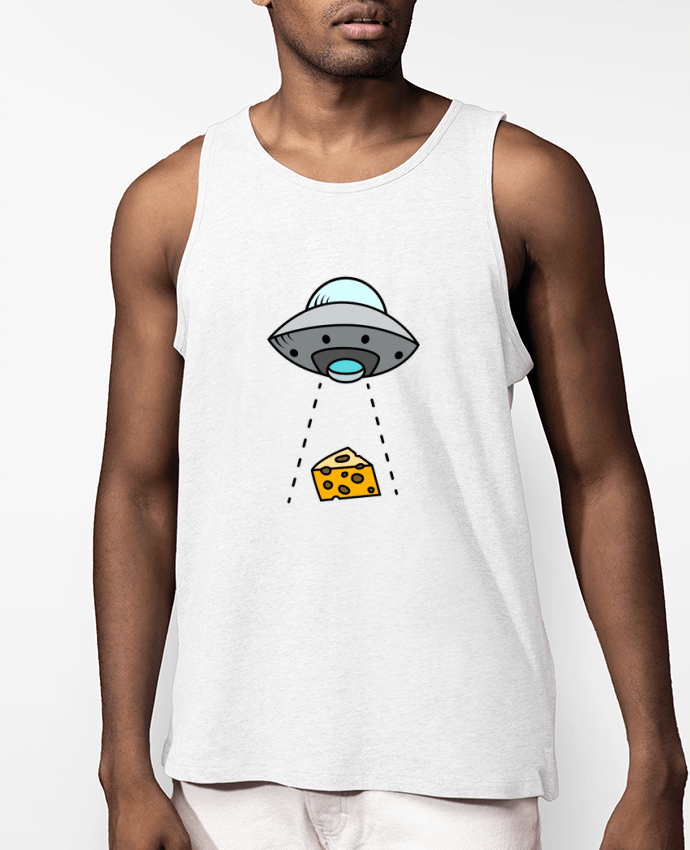 Débardeur Homme Extraterrestre Enlèvement Fromage Par NicolasLebrun