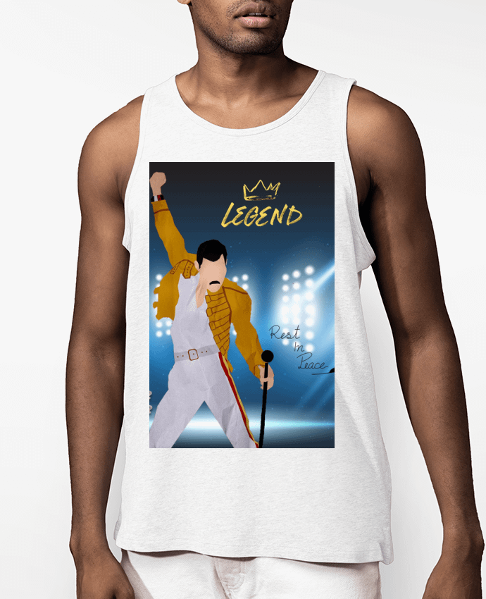 Débardeur Homme Freddie Mercury Par mscaglione