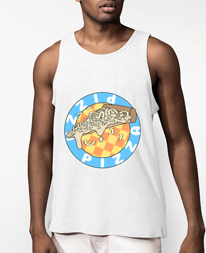 Débardeur Homme Illustrated Pizza Logo Par Loon