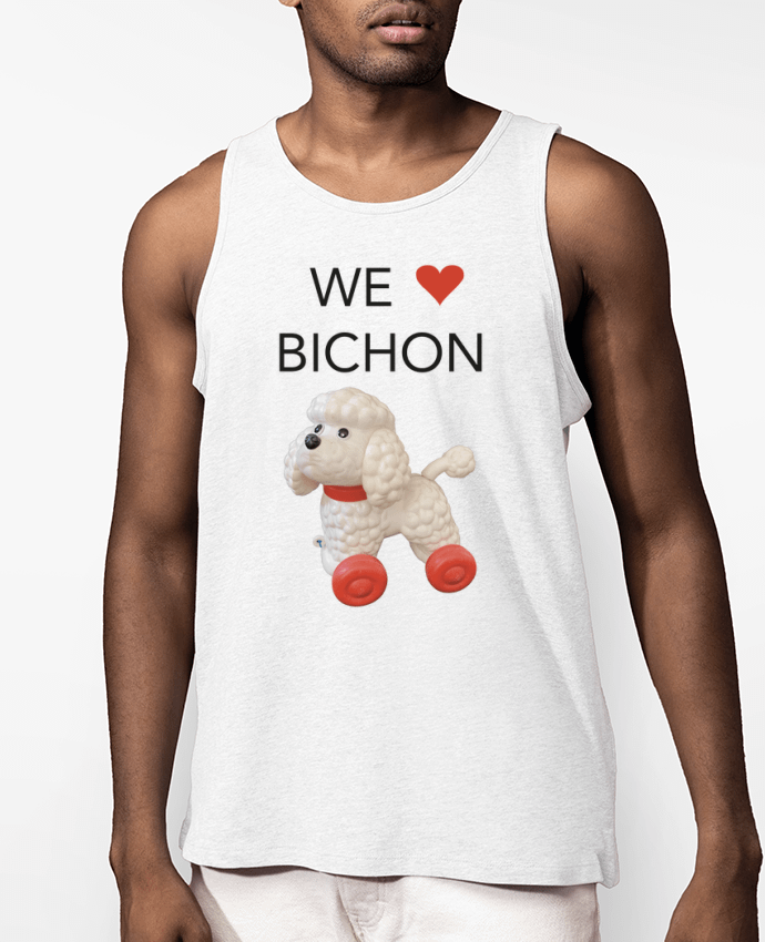 Débardeur Homme We love Bichon Par Unik&moi