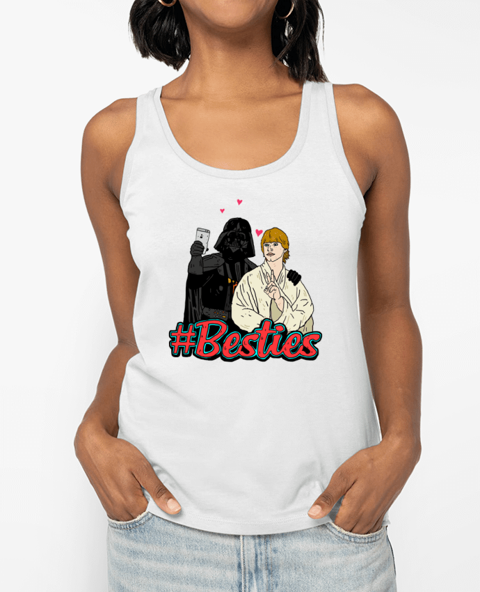 Débardeur écoresponsable femme #Besties Star Wars Par Nick cocozza