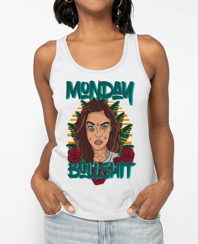 Débardeur écoresponsable femme Monday bullshit Par 