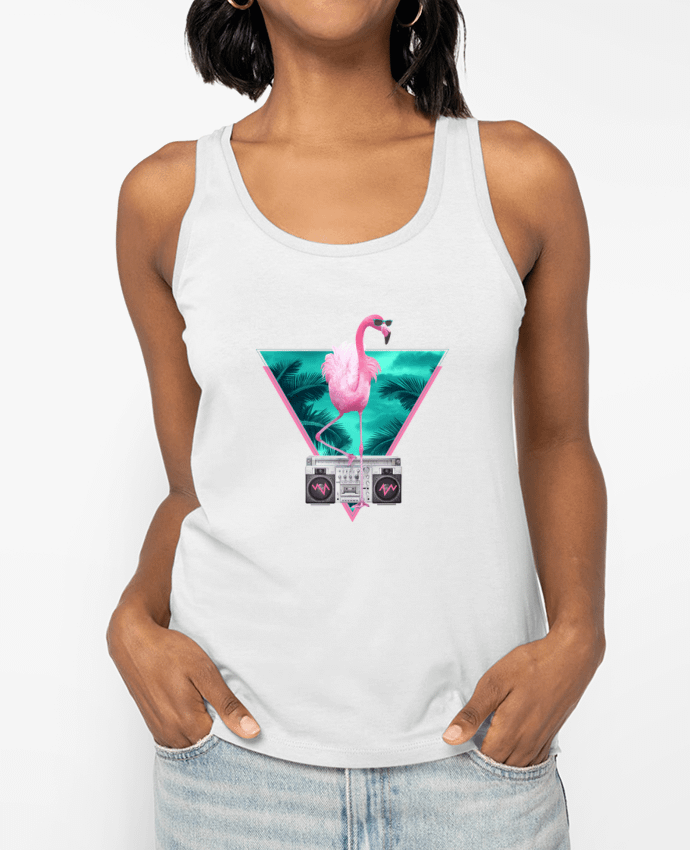 Débardeur Miami flamingo Par robertfarkas