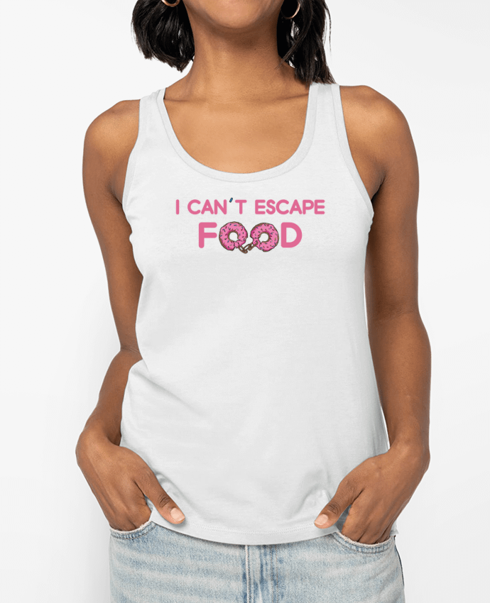 Débardeur I can't escape food Par tunetoo